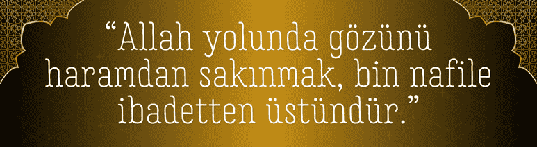 Cinsel Nefse Hakim Olmak İçin Dua hakkında söz